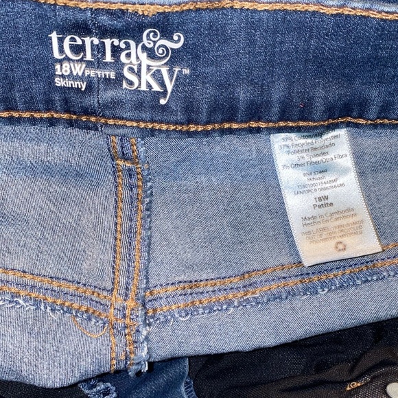 Terra & Sky Dark Wash Jeans - Picture 3 of 4